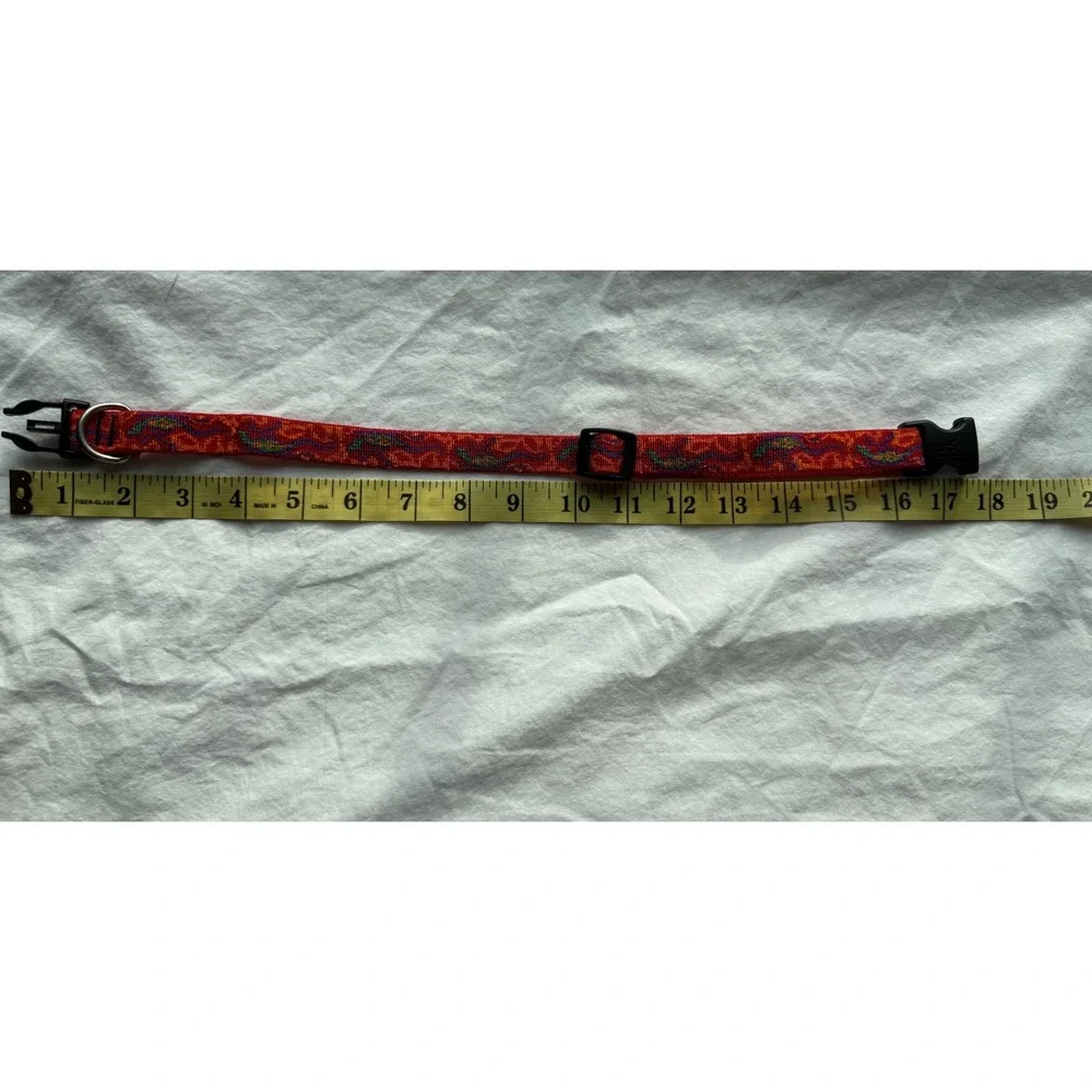 Lupine Pet Dog Collar Ghecko‎ - 3/4 Inch width NWOT